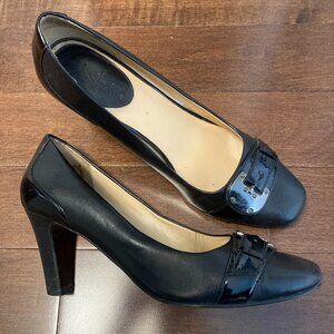 Cole Haan Nike Air black heels, size 9